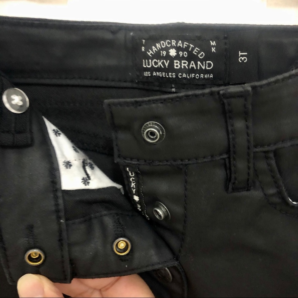 NWOT Lucky Brand girls button front denim skirt - Picture 4 of 7